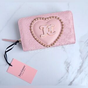 JUICY COUTURE Wallet Love Never Dies Zip Around - Pink